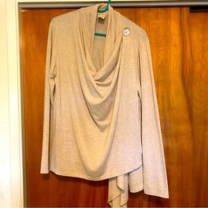 Button cardigan. Worn once. Size Large.